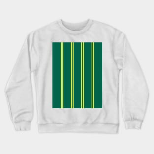 Notts County Green, Yellow Stripes 1985 Crewneck Sweatshirt